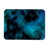 Kosmische Imitate Blauer Marmor Magnet (Horizontal)