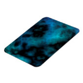 Kosmische Imitate Blauer Marmor Magnet (Linke Seite)
