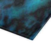 Kosmische Imitate Blauer Marmor Schneidebrett (Ecke)