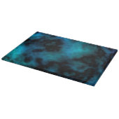 Kosmische Imitate Blauer Marmor Schneidebrett (Ecke)