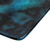 Kosmische Imitate Blauer Marmor Schneidebrett (Ecke)