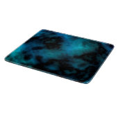 Kosmische Imitate Blauer Marmor Schneidebrett (Ecke)