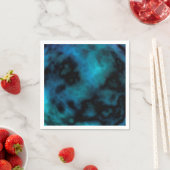 Kosmische Imitate Blauer Marmor Serviette (Beispiel)