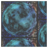 Kosmische Imitate Blauer Marmor Stoff (Nahaufnahme)