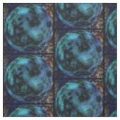 Kosmische Imitate Blauer Marmor Stoff (Muster)