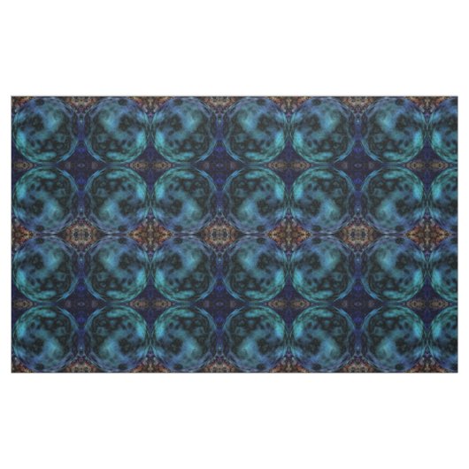 Kosmische Imitate Blauer Marmor Stoff (Fat Quarter (45,7 x 55,9 cm))