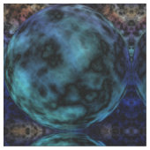 Kosmische Imitate Blauer Marmor Stoff (Nahaufnahme)
