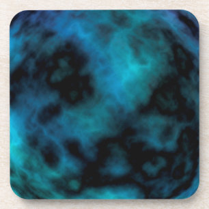 Kosmische Imitate Blauer Marmor Untersetzer