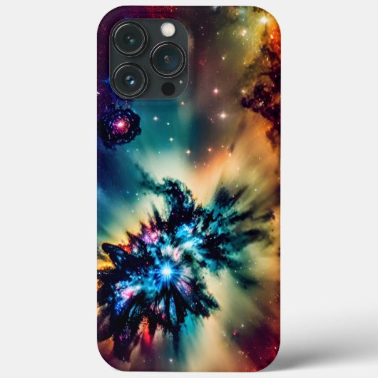 Kosmische Indigofarben mystische faszinierende Lan Case-Mate iPhone Hülle (Rückseite)