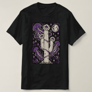 kosmische Kaktusqualle T-Shirt