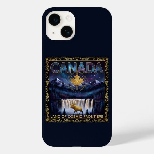 Kosmische Kanada-Natur-Himmels-Kunst Case-Mate iPhone Hülle (Rückseite)