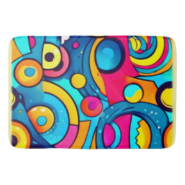 Kosmische Karnevalskunst Badematte