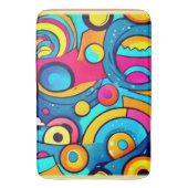 Kosmische Karnevalskunst Badematte (Vorderseite Vertikal)