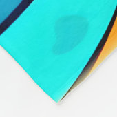 Kosmische Karnevalskunst Fleecedecke (Ecke)