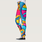 Kosmische Karnevalskunst Leggings (Links)