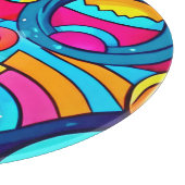 Kosmische Karnevalskunst Schneidebrett (Ecke)