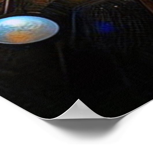 Kosmische Kätzchen & Lebenskunst Poster (Ecke)