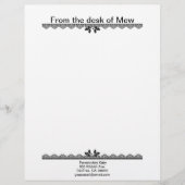 Kosmische Katze Acorn Briefbogen (Vorderseite)