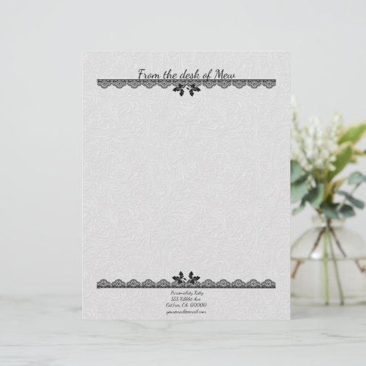 Kosmische Katze Acorn Briefbogen (Stehend Vorderseite)