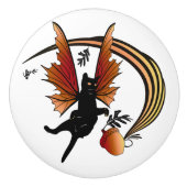 Kosmische Katze Acorn Keramikknauf (Vorderseite)
