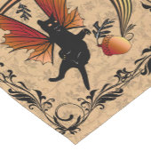 Kosmische Katze Acorn Kurzer Tischläufer (Ecke)