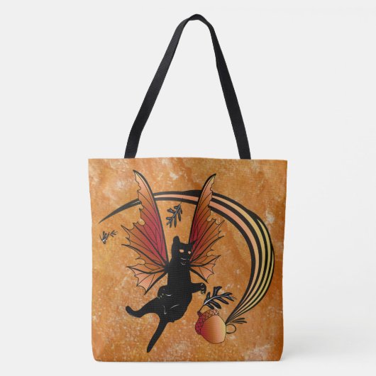 Kosmische Katze Acorn Tasche (Vorderseite)