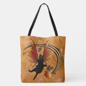 Kosmische Katze Acorn Tasche (Rückseite)
