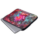 Kosmische Katze Alpha Electronics Bag Laptopschutzhülle (Vorne Knopf)