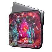Kosmische Katze Alpha Electronics Bag Laptopschutzhülle (Vorderseite Links)