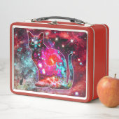 Kosmische Katze Alpha Metal Lunchbox (Beispiel)
