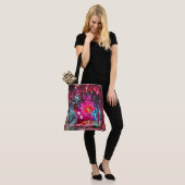 Kosmische Katze Alpha Tasche (Am Model)