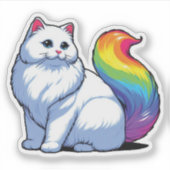 Kosmische Katze Aufkleber (Vorderseite)