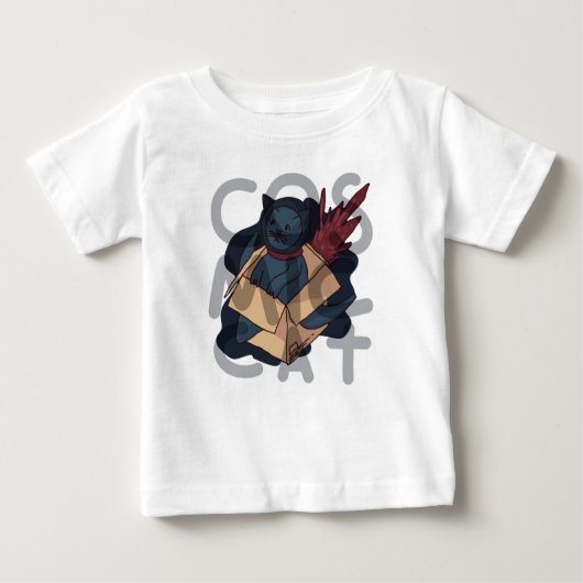 Kosmische Katze Baby T-shirt (Vorderseite)