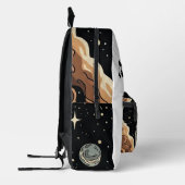 Kosmische Katze Bedruckter Rucksack (Links)