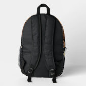 Kosmische Katze Bedruckter Rucksack (Rückseite)