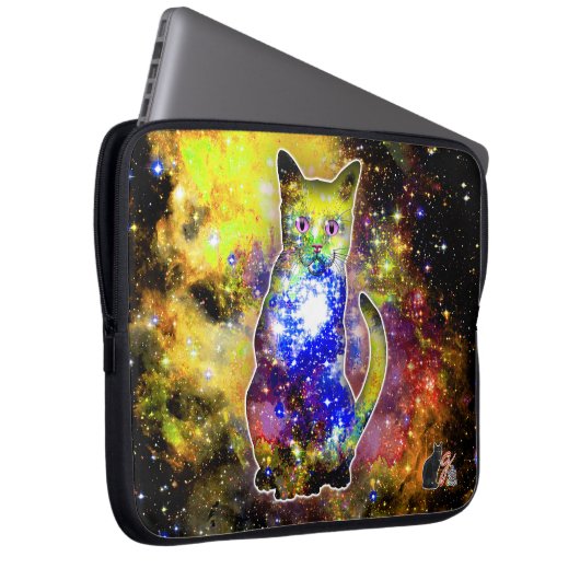 Kosmische Katze Beta Electronics Bag Laptopschutzhülle (Vorne Rechts)