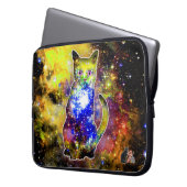Kosmische Katze Beta Electronics Bag Laptopschutzhülle (Vorderseite Links)