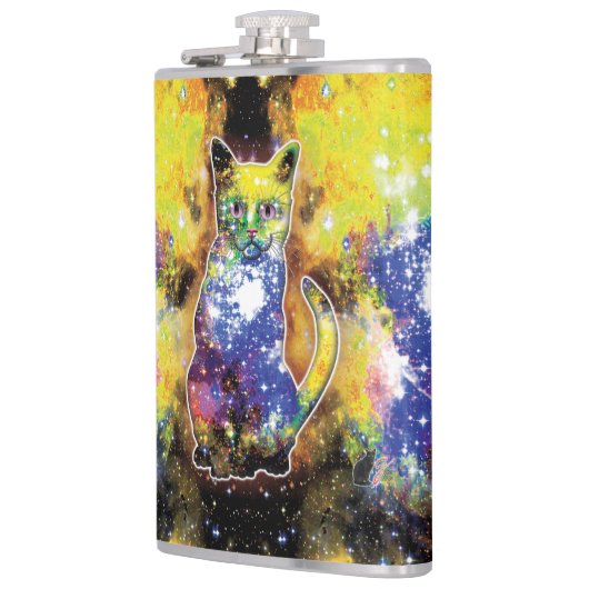 Kosmische Katze Beta Flachmann (Links)