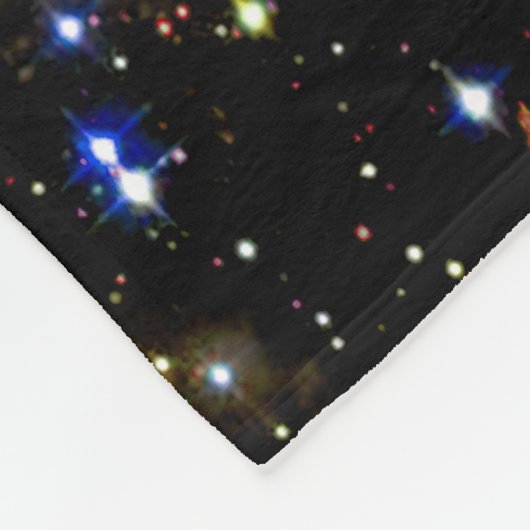 Kosmische Katze Beta Fleecedecke (Ecke)