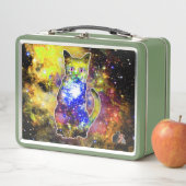 Kosmische Katze Beta Metal Lunchbox (Beispiel)