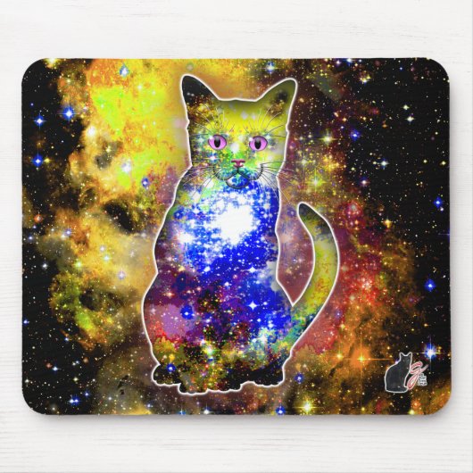 Kosmische Katze Beta Mousepad (Vorne)