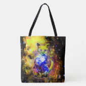Kosmische Katze Beta Tasche (Vorderseite)