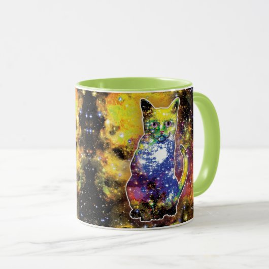 Kosmische Katze Beta Tasse (VorderseiteRechts)