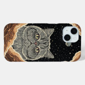 Kosmische Katze Case-Mate iPhone Hülle (Rückseite (Horizontal))