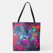 Kosmische Katze Delta Tasche (Vorderseite)