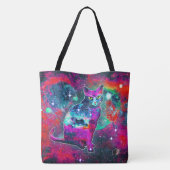 Kosmische Katze Delta Tasche (Rückseite)