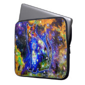Kosmische Katze Epsilon Electronics Bag Laptopschutzhülle (Vorderseite Links)