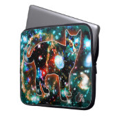 Kosmische Katze Gamma Electronics-Tasche Laptopschutzhülle (Vorderseite Links)
