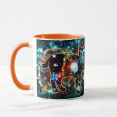Kosmische Katze Gamma Tasse (Links)
