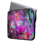 Kosmische Katze Iota Electronics Bag Laptopschutzhülle (Vorderseite Links)